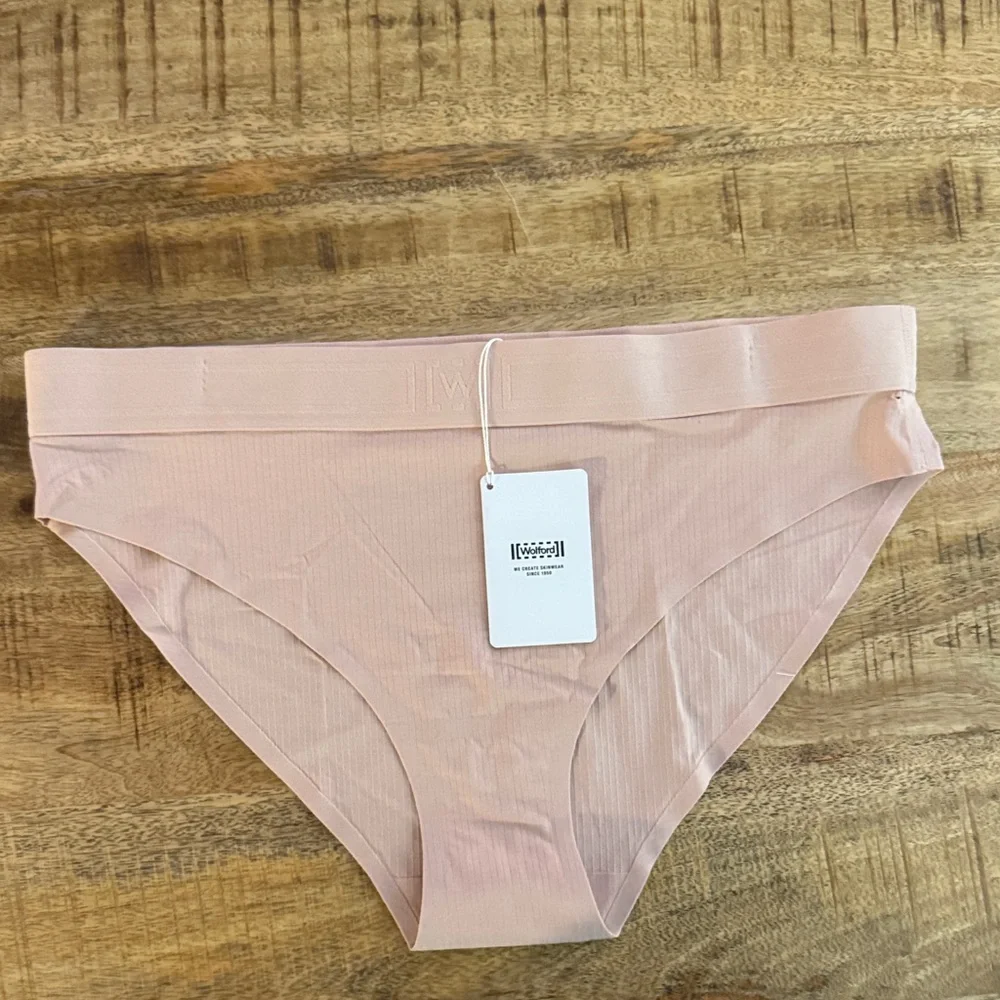 Wolford panties with logo W elastic band powder pink Bikini Panties panty large